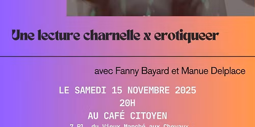 CYPRINE SUPREME @ Caf\u00e9 Citoyen - le retour !