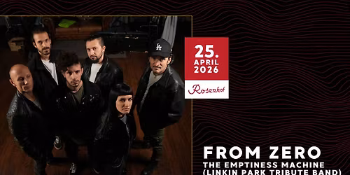 FROM ZERO \u2022 25.04.2026 \u2022 Rosenhof Osnabr\u00fcck