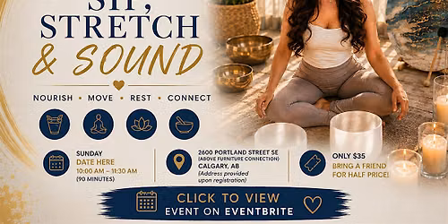 Sip, Stretch & Sound - Wellness, Yoga & Sound Experience
