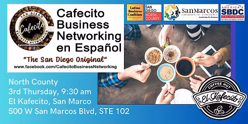 Cafecito Business Networking San Marcos en Espa\u00f1ol