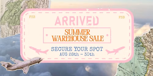 SUMMER WAREHOUSE SALE AT FOUR SISTERS BOUTIQUE