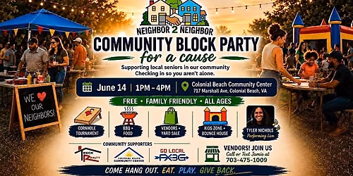 Neighbor 2 Neighbor Community Block Party for a Cause