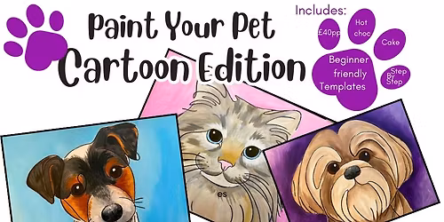 THORNTON-CLEVELEYS - Paint Party - Paint Your Pet: Cartoon Edition