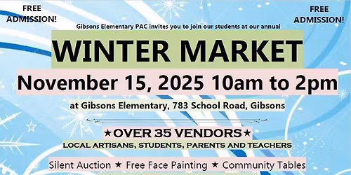2nd Annual Gibsons Elementary Winter Market - 2025