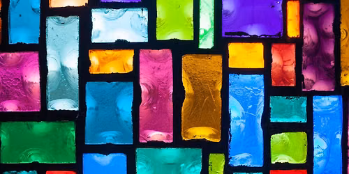 Stain Glass Tin Foil Picture Frames