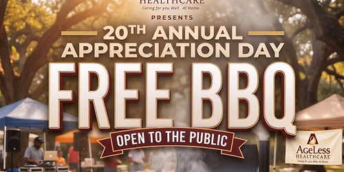 Ageless Appreciation Day--FREE BBQ TO PUBLIC