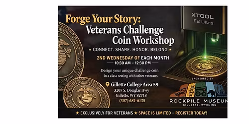 Forge Your Story:  Veterans Challenge Coin Workshop