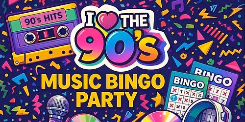 I Love the 90's Music Bingo Party at Destihl Beer Hall!