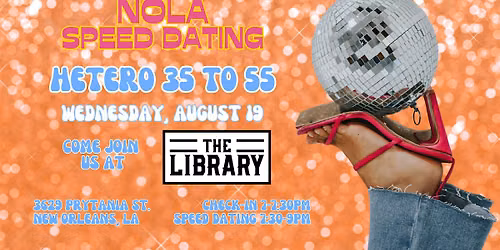 8\/19 - NOLA Speed Dating @ The Library
