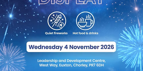 Lancashire Fire and Rescue Service Charity Firework Display 2026
