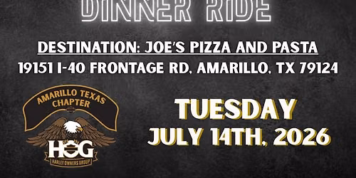 Dinner Ride: July 
