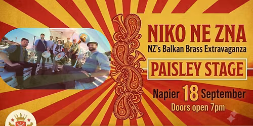 Niko Ne Zna Live at Paisley Stage (Napier)