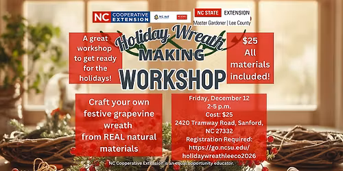 Holiday Wreath Making Workshop