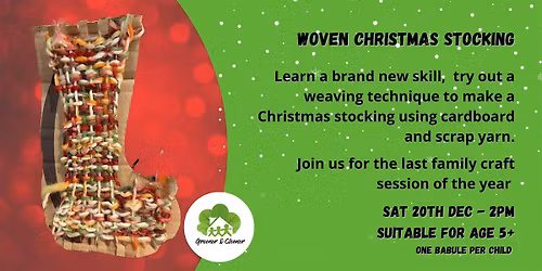 Woven Christmas Stocking