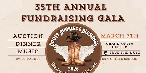 35th Annual Gala - Boots, Buckles and Blessings