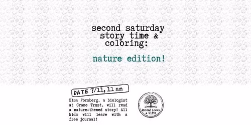 Second Saturday Story Time: Nature edition!