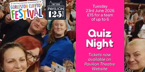 Quiz Night Fundraiser for Gorleston Clifftop Festival 2026