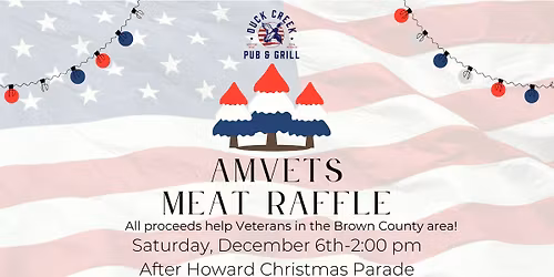 AmVets Meat Raffle after Howard Christmas Parade