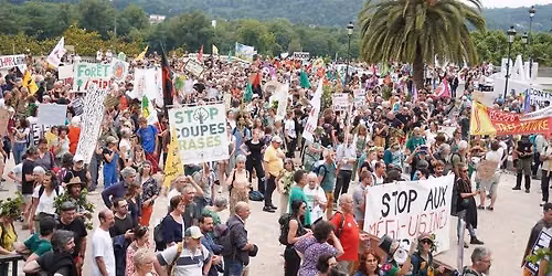 Grand rassemblement de protestation contre le soutien gouvernemental aux projets E-CHO et NACRE !