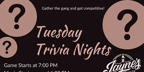 Tuesday Trivia
