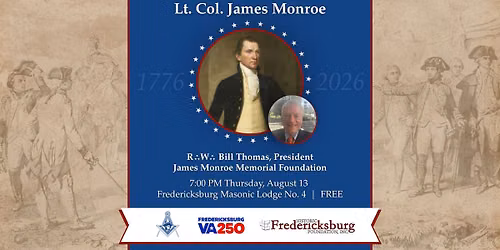 Lt. Col. James Monroe Lecture
