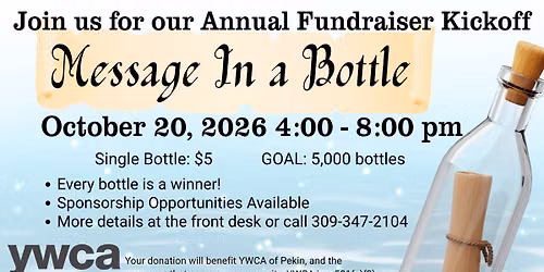 Message In a Bottle Fundraiser