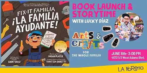 Book Launch & Storytime with Lucky D\u00edaz