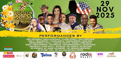 Gauteng Gospel Explosion fest. 2025