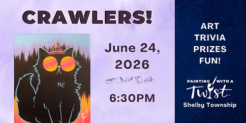Crawlers Unite: Book Club Paint Night