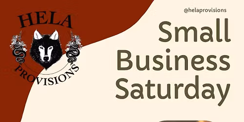 Small Business Saturday, Wine Tasting, & Holiday Shopping!