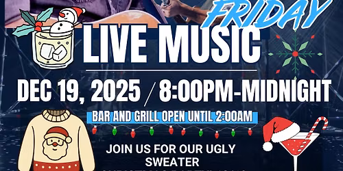 Live Music - Rich Larson Plus Join us for an Ugly Sweater Christmas Party