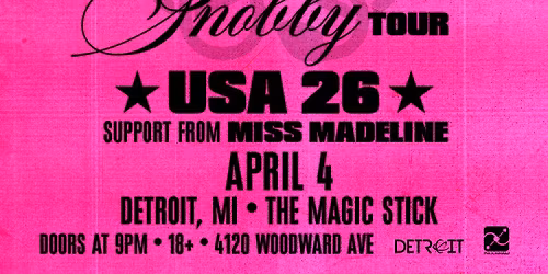 Miss Bashful: The Glamour Snobby USA at Fonda Theatre