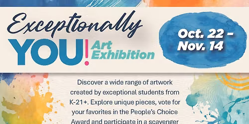 Exceptionally You Art Exhibit Gallery Opening Night