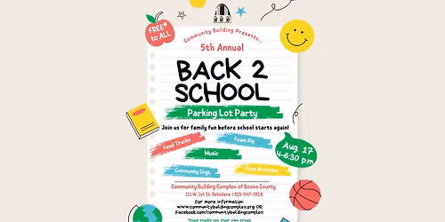 5th Annual Back 2 School Parking Lot Party