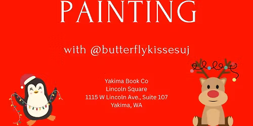 Wood Earring Painting - Christmas Edition