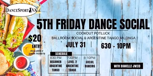 5th Friday Ballroom Social & Argentine Milonga