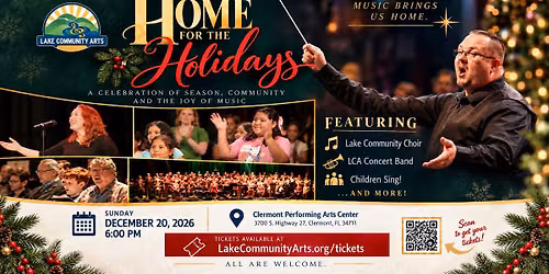 Home for the Holidays, Presented by Lake Community Arts