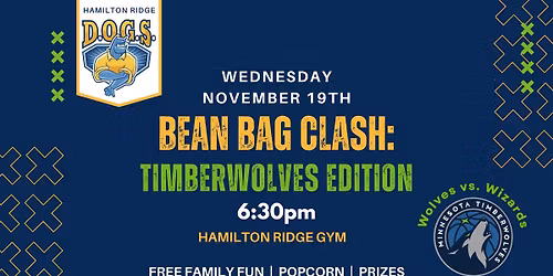 DOGS Bean Bag Clash: Timberwolves Edition!