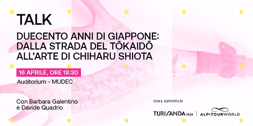 Talk | Duecento anni di Giappone: dalla strada del Tokaido all'arte di Chiharu Shiota