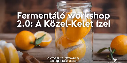 Ferment\u00e1l\u00f3 Workshop 2.0: A K\u00f6zel-Kelet \u00edzei 