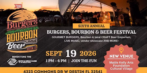 6th Annual Burgers, Bourbon, & Beer Festival