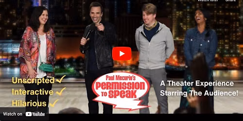 Paul Mecurio - Permission to Speak at Key West Theater