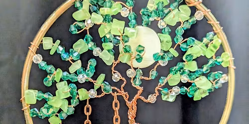 Tree Suncatcher wire wrapping class 