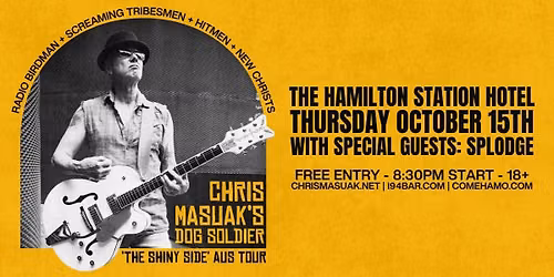 Chris Masuak's Dog Soldier (ex-Radio Birdman) in Newcastle