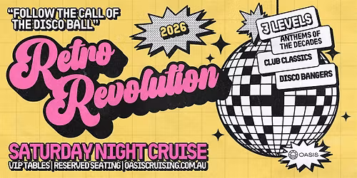 OASIS Retro Revolution. Dance through the decades  -Saturday 26th September
