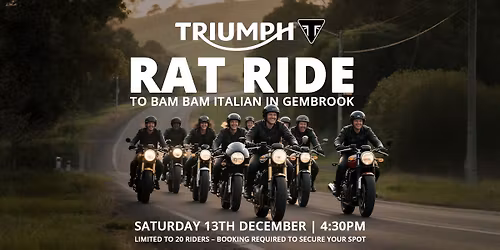 Triumph RAT Ride | Peter Stevens Dandenong