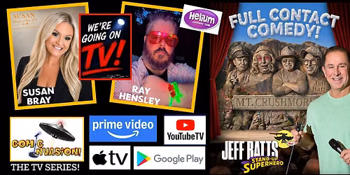 "Comic Invasion LIVE!" Jeff Batts & Friends filming for TV at Joe B's!
