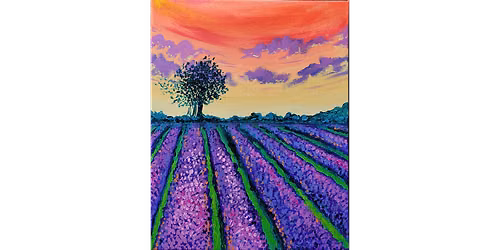 Lavender Field at Sunset - Paint and Sip in Fishkill | Classpop!\u2122