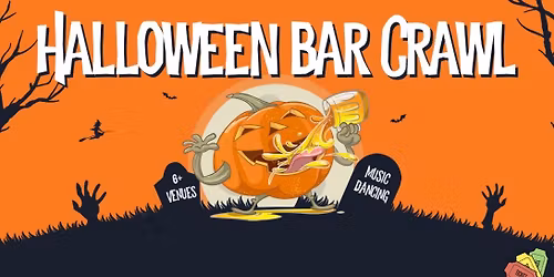 Halloween Bar Crawl Mid Party