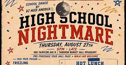 Highschool Nightmare a Pop-up Speakeasy
